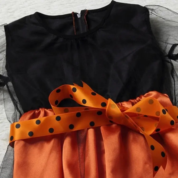 2pcs Cute Witch Dress Costume with Tutu for Kids