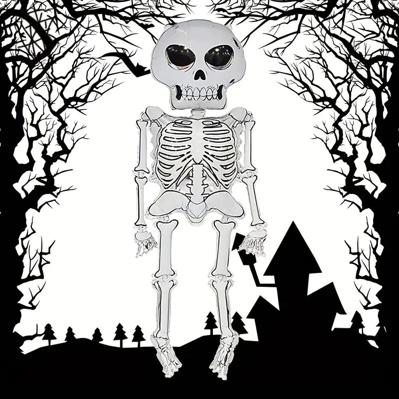 Alien Skeleton Large Cartoon Balloon - Halloween Decor