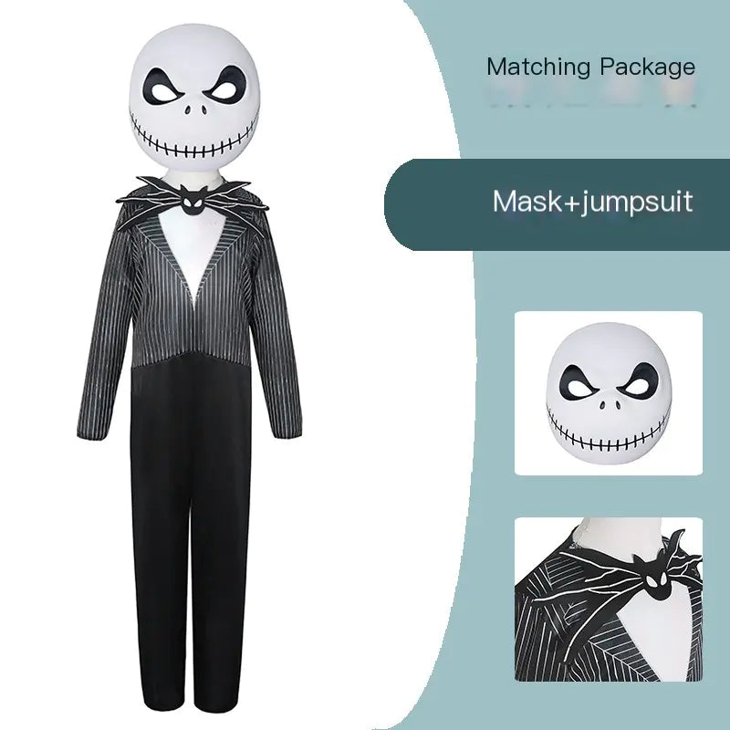Jack Skellington Cosplay Costume for Halloween Party