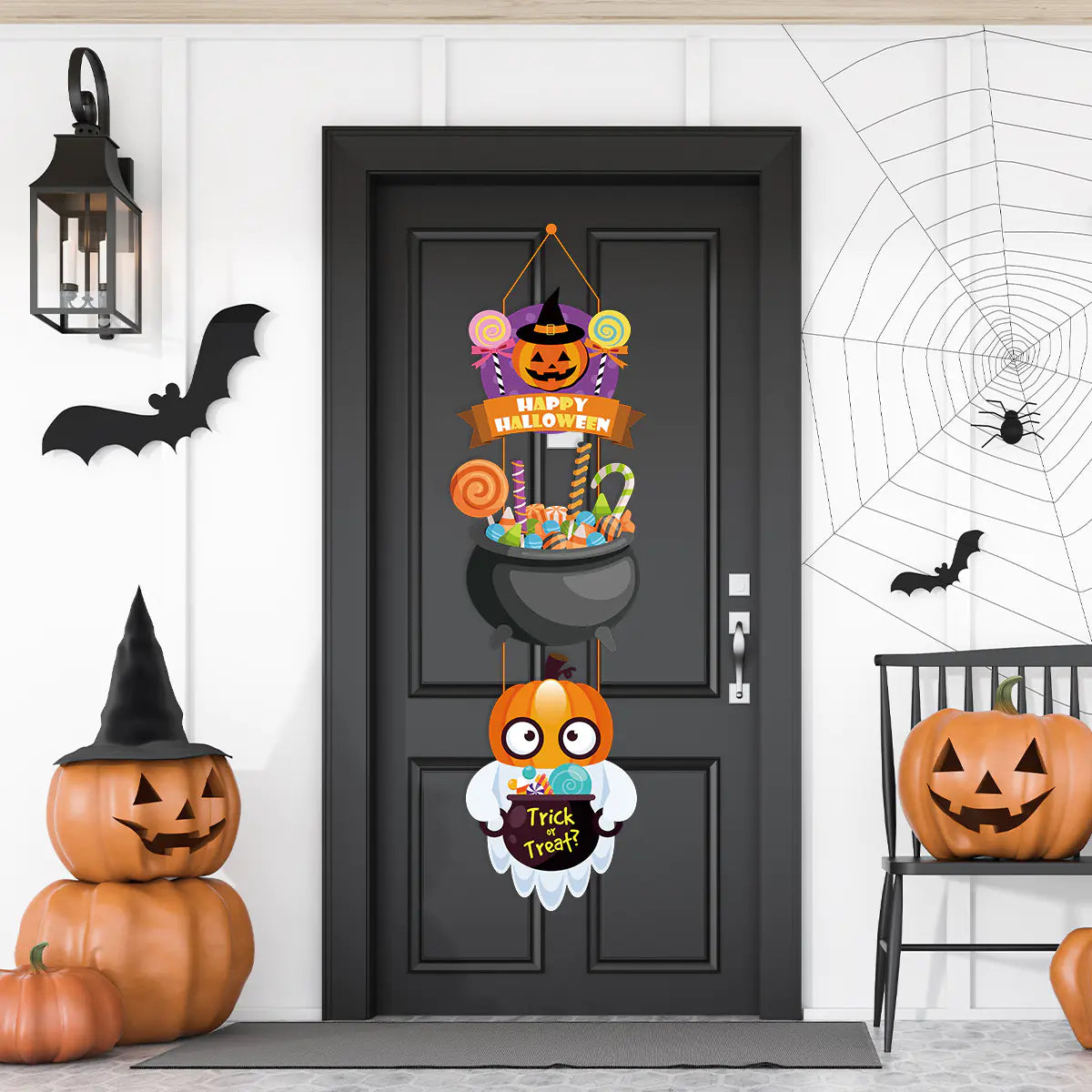 2023 Halloween Party Decorative Pumpkin Magic Hat Decor
