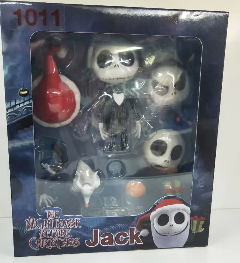 Jack Skellington Q Version Action Figure with Face Swap