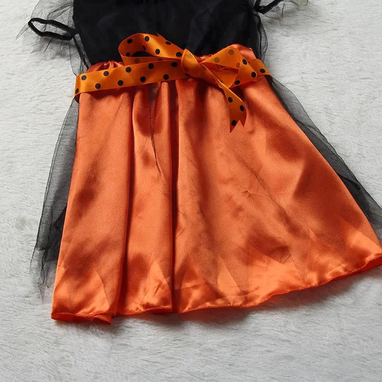 2pcs Cute Witch Dress Costume with Tutu for Kids