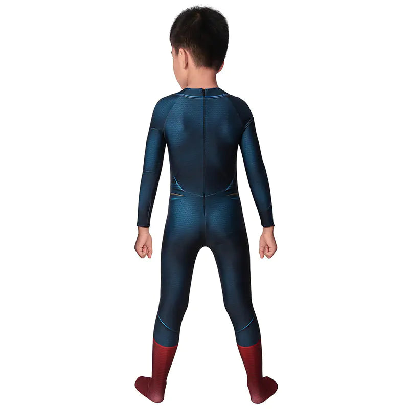 Superman Kids Bodysuit 3D Print Halloween Costume