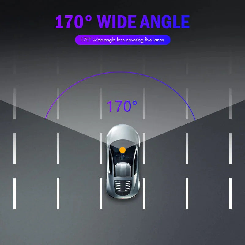 Full HD 1080P Dual Dash Cam with Night Vision