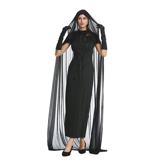 Lace Cloak for Halloween Witch Costume (European/American)