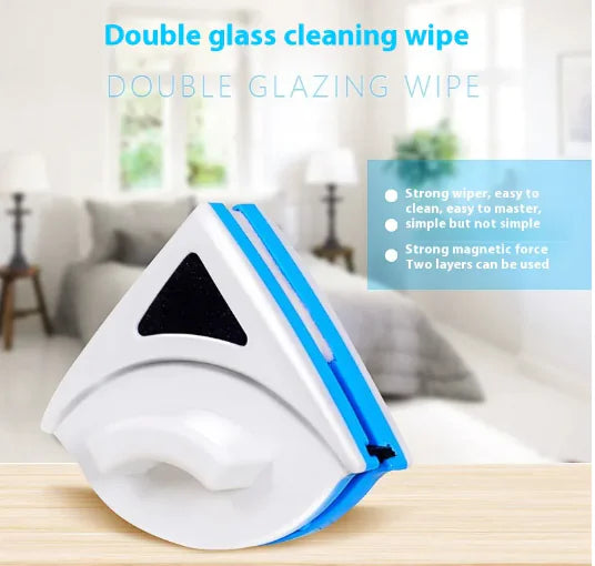 Magnetic Glass Cleaner – Double-Sided Window Wiper