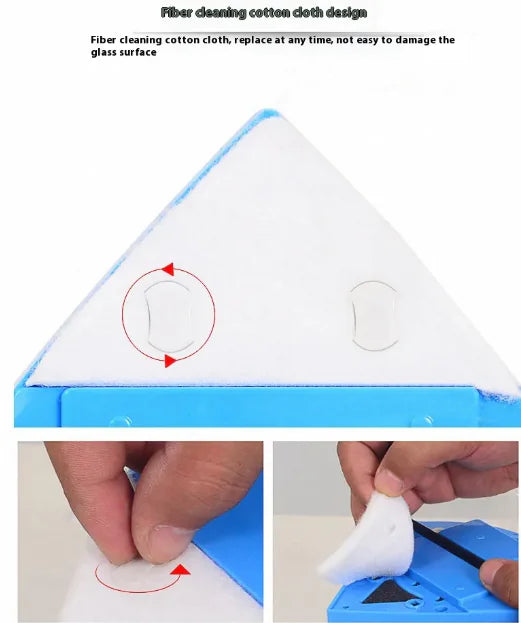 Magnetic Glass Cleaner – Double-Sided Window Wiper
