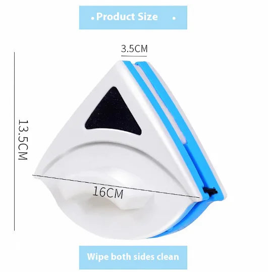 Magnetic Glass Cleaner – Double-Sided Window Wiper