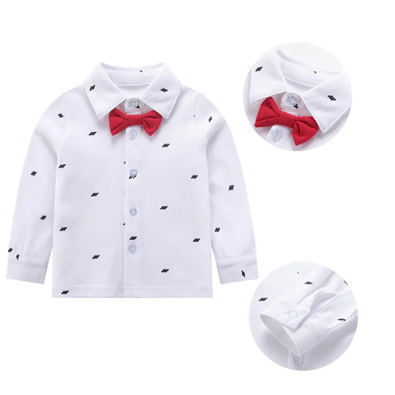 Gentleman Cotton Romper for Newborns and Infants