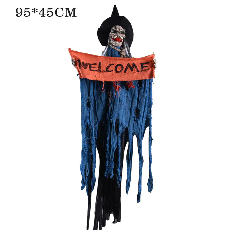 Halloween Electric Resin Skull Decor