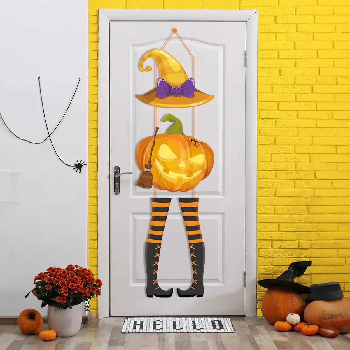 2023 Halloween Party Decorative Pumpkin Magic Hat Decor