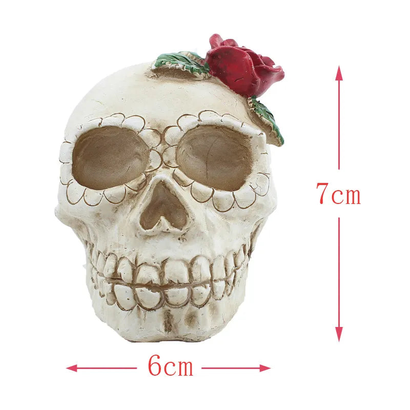 Skeleton Head LED Electronic Candle – Glowing Skulls