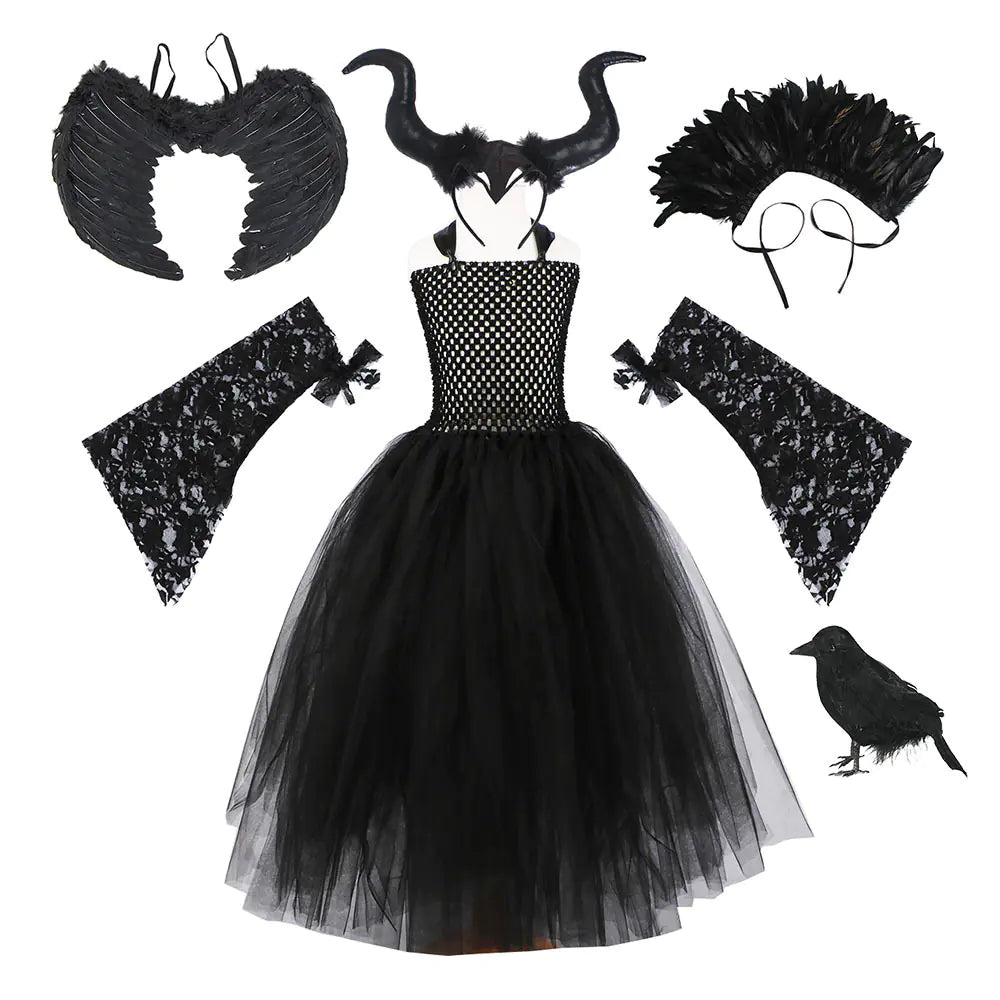 Sleeping Queen Halloween Costume Dress for Kids