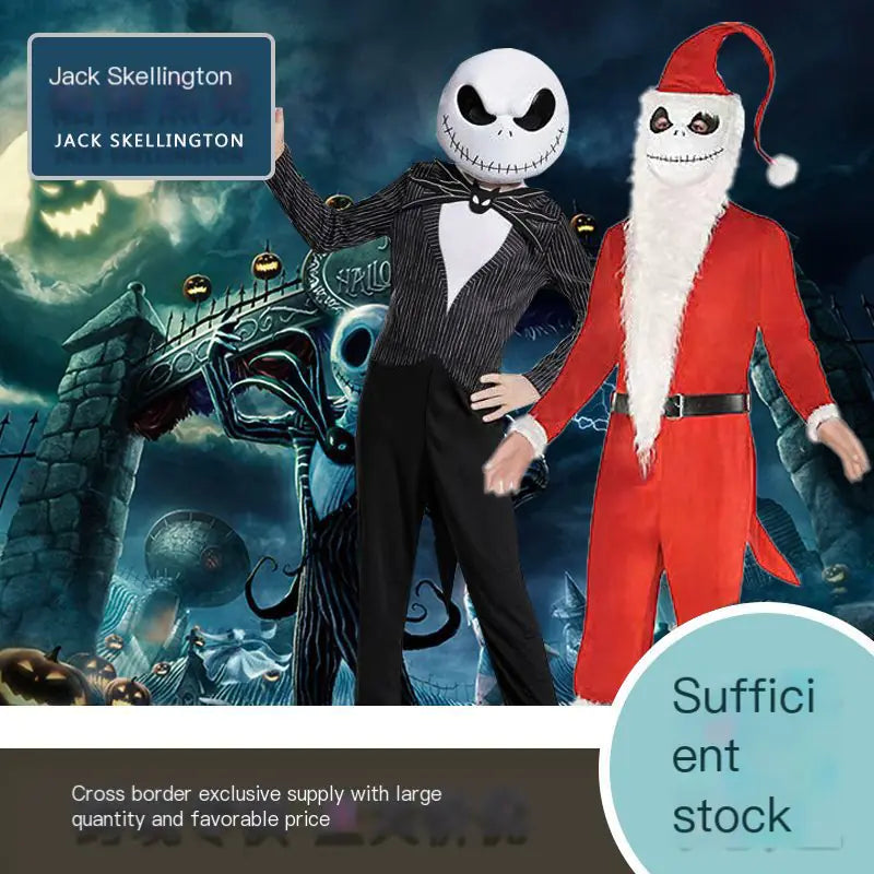 Jack Skellington Cosplay Costume for Halloween Party