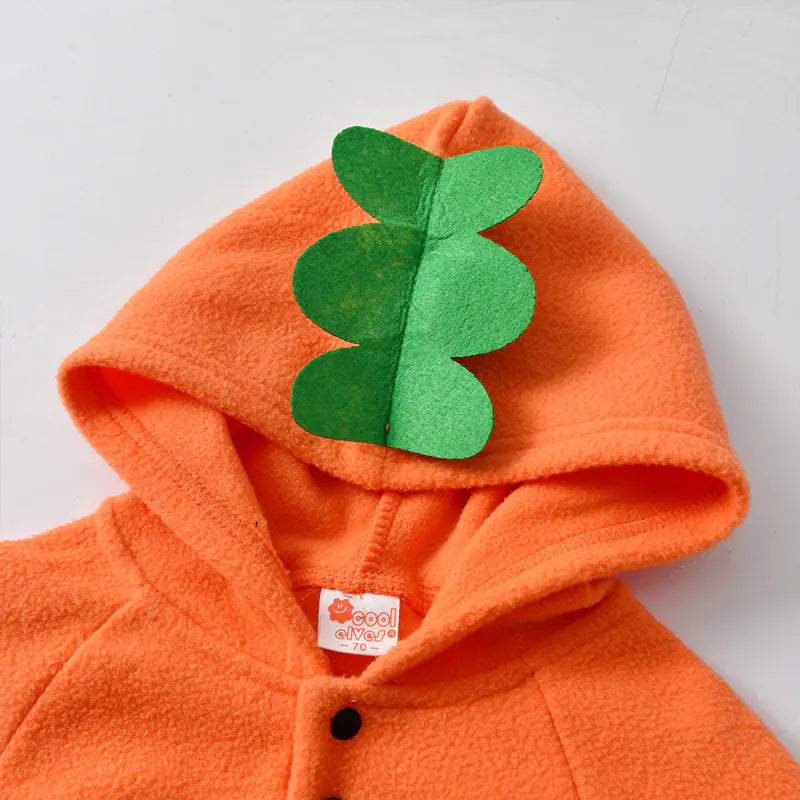 Funny Pumpkin Monster Romper for Autumn/Winter Babies